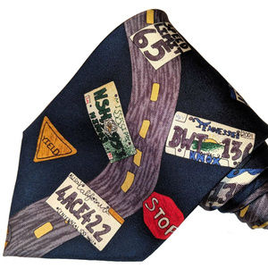 Save the Children "Winding Roads" tie